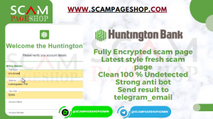 New Huntington Bank Scam Page