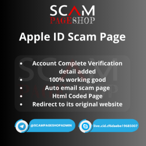 New Apple ID Scam Page